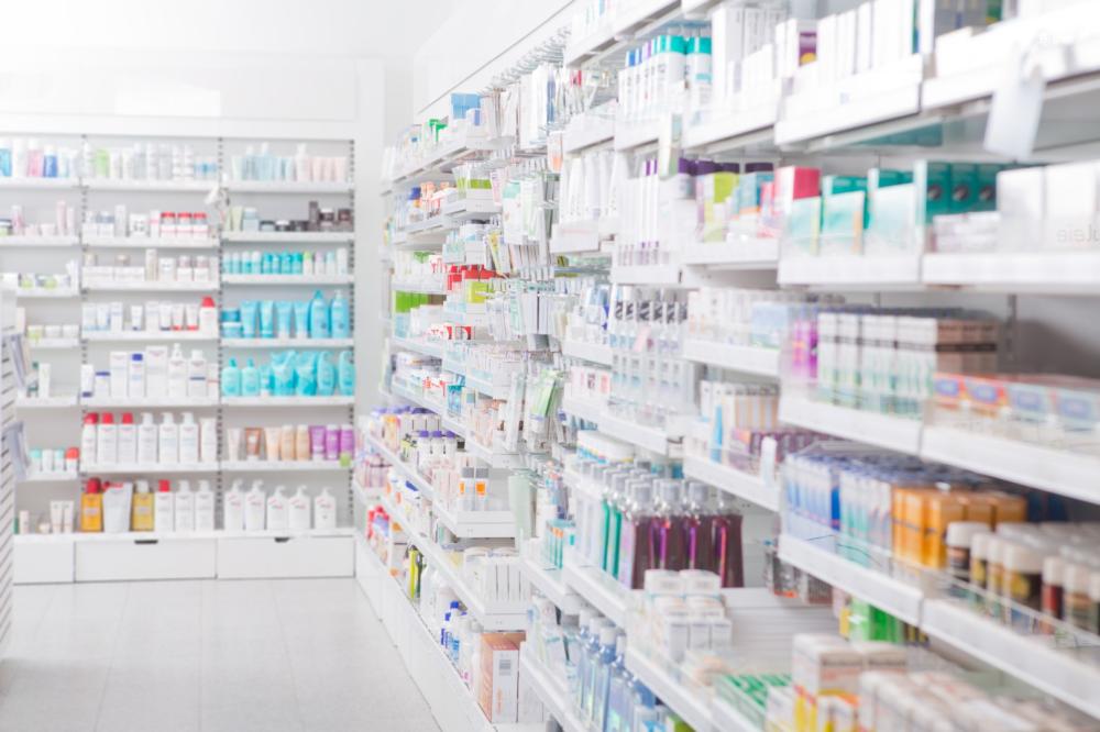 Intérieur d'une parapharmacie